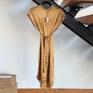 100% Silk Banana Republic Midi Dress Never worn